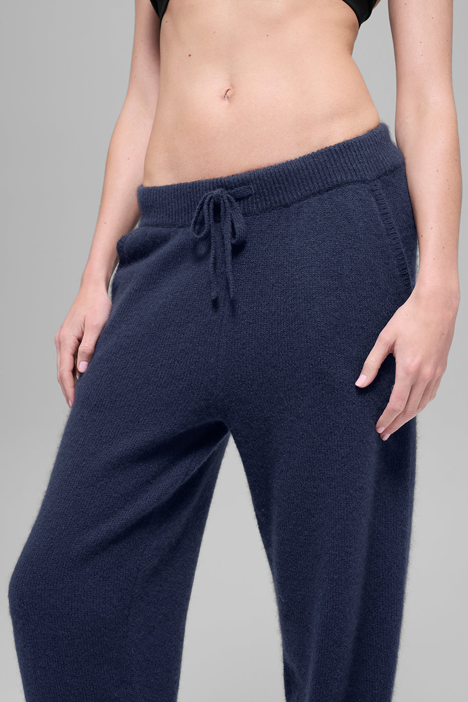 Jogging Taille Haute En Laine Et Cachemire New Class