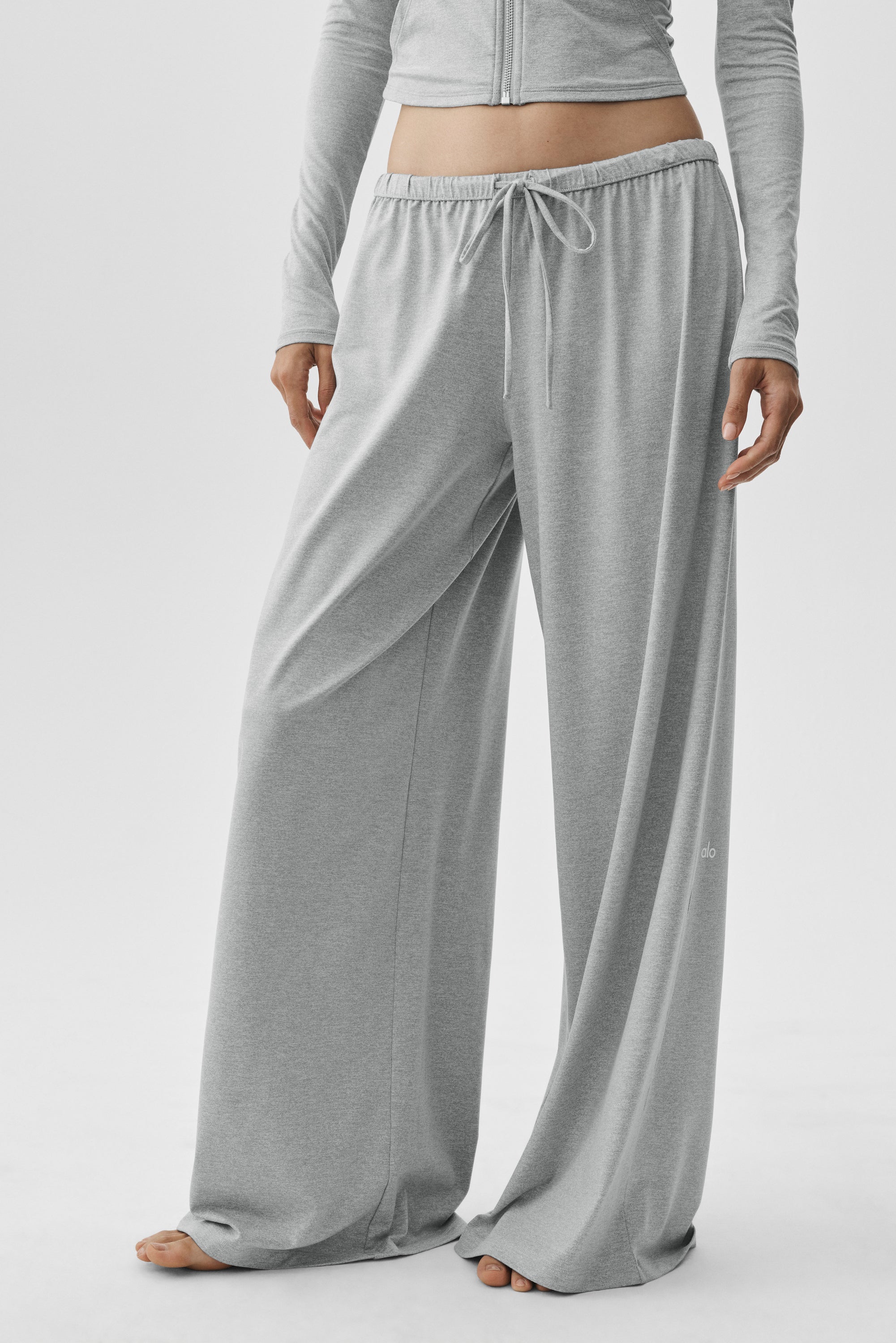 Pantalon De Survêtement Large Taille Mi-Haute Alosoft Finesse