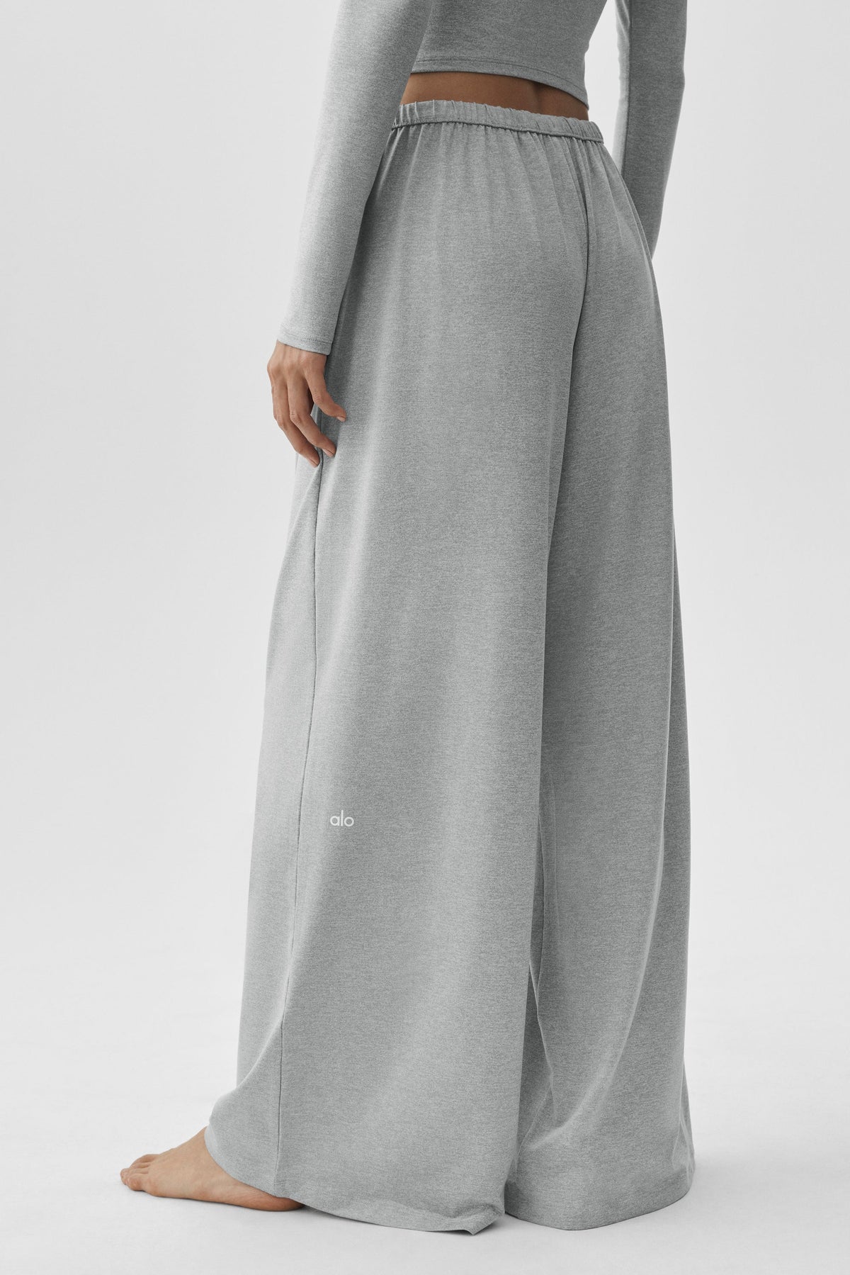 Pantalon De Survêtement Large Taille Mi-Haute Alosoft Finesse