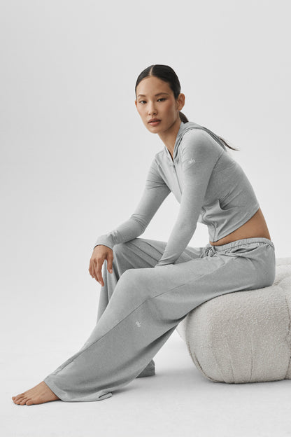 Pantalon De Survêtement Large Taille Mi-Haute Alosoft Finesse