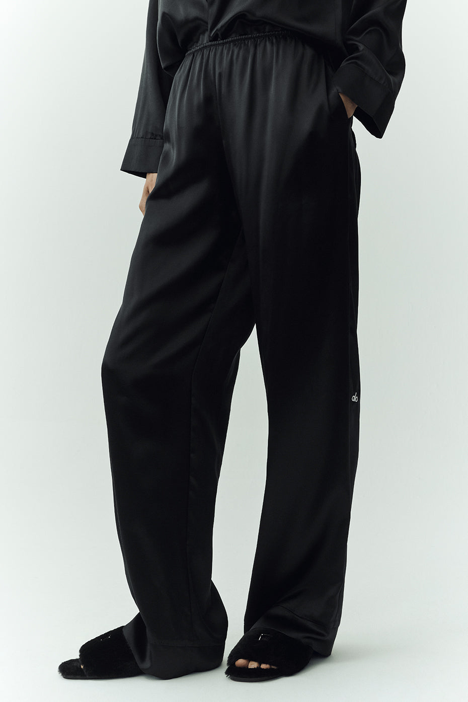 Pantalon En Soie Luminous (long)