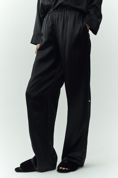 Pantalon En Soie Luminous (long)