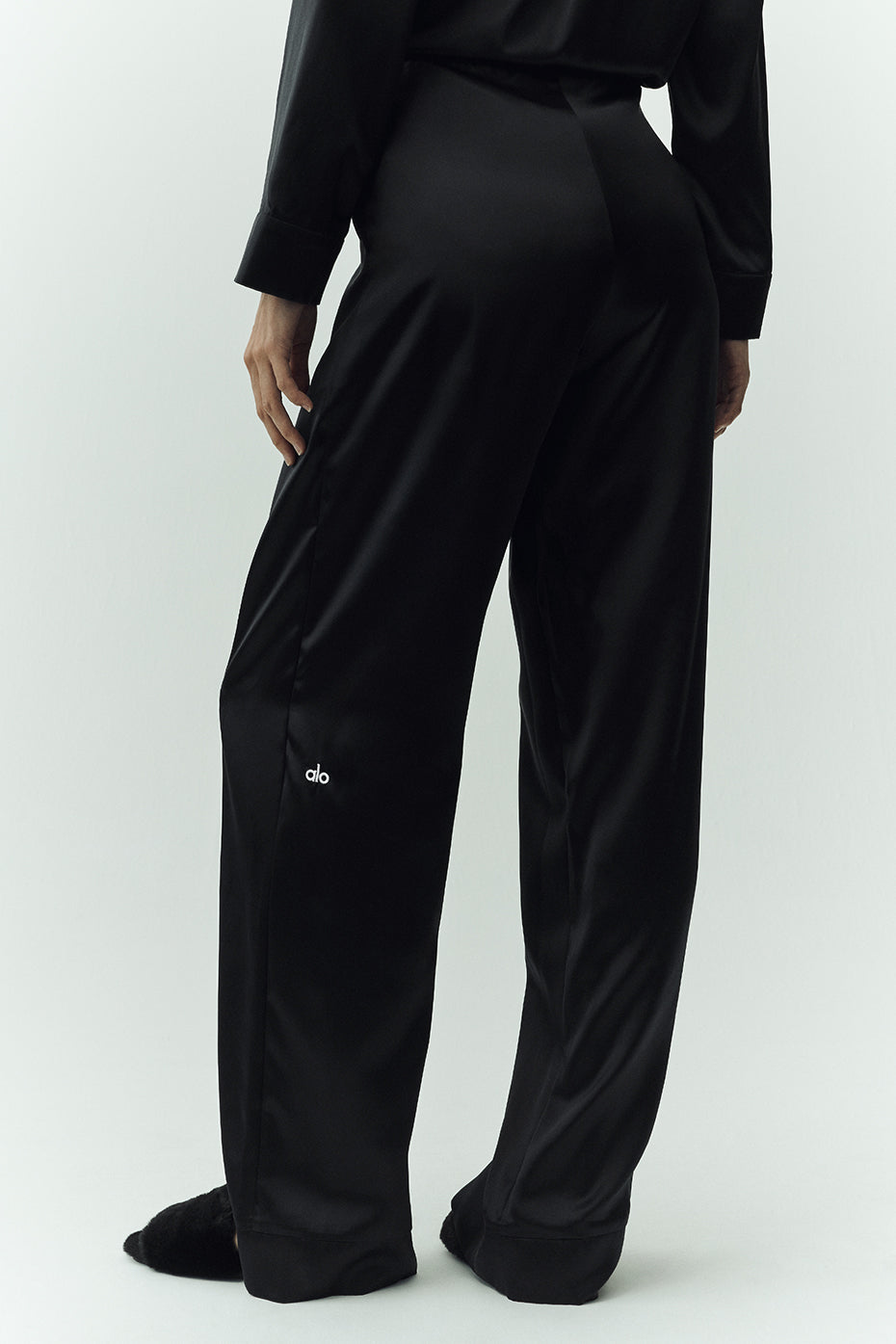 Pantalon En Soie Luminous (long)