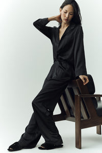 Pantalon En Soie Luminous (long)