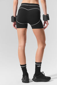 4" Airbrush High-Waist Heart Throb Short