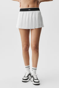 Jupe De Tennis Taille Basse Amp It Up - Noir
