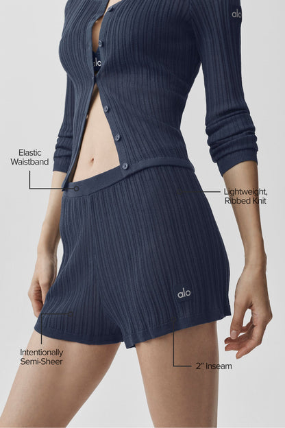 Sweater High-Waist Sunlit Short