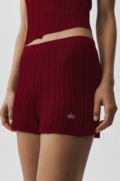 Sweater High-Waist Sunlit Short