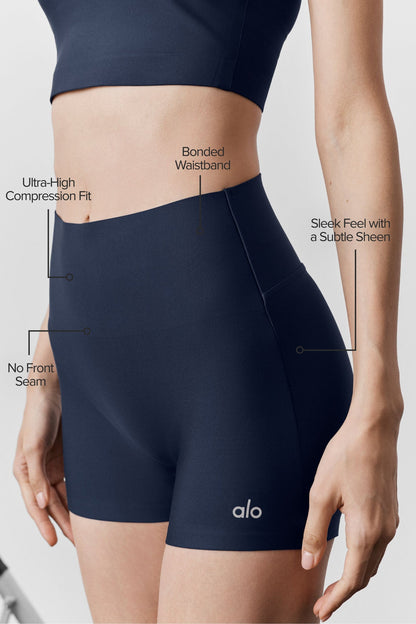 Short Taille Haute Airlift 7,6 cm Sleek