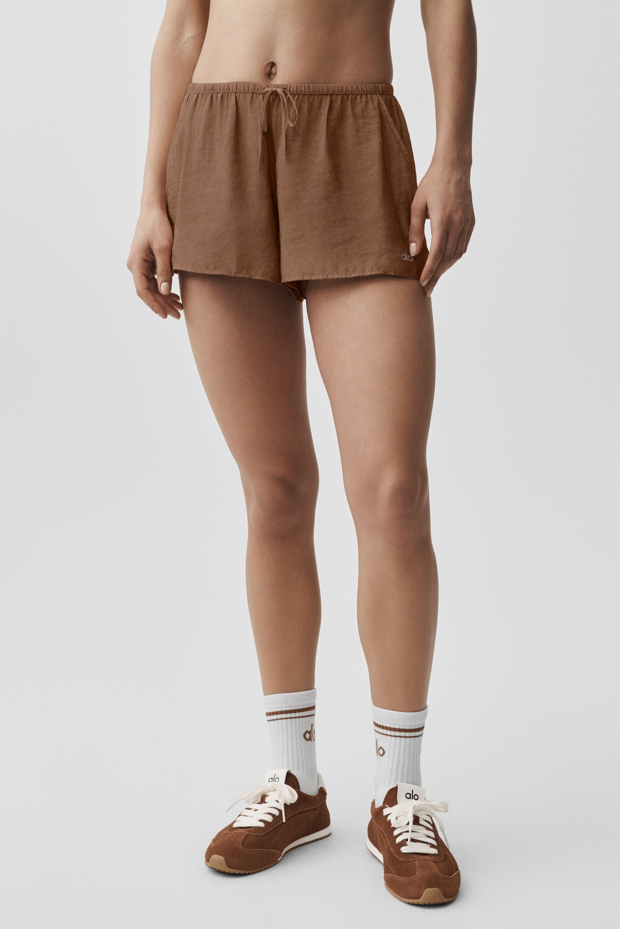 Short Taille Mi-Haute Semi-Transparent Golden Hour