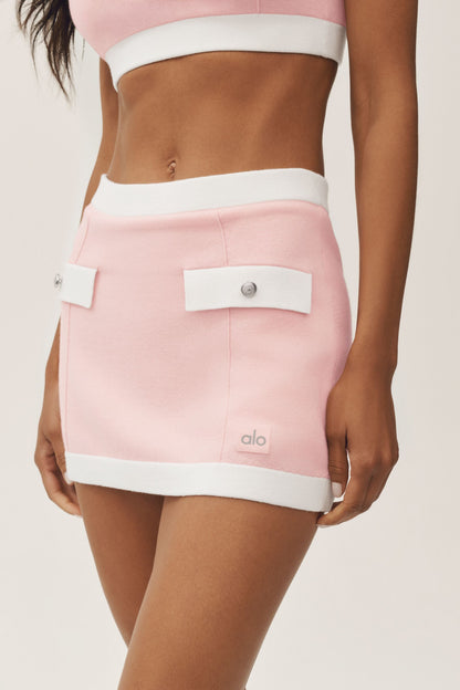 Jupe De Tennis Taille Haute En Coton Et Cachemire Capri Dream