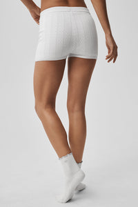 Mini Short En Maille Pointelle Be Mine