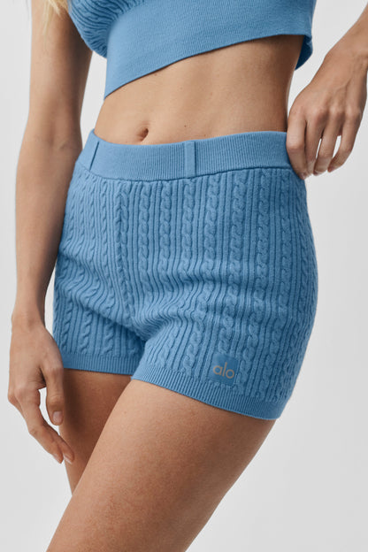 Short Taille Haute Mini Cable Sweater