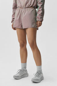 High-Waist Prismatic Short