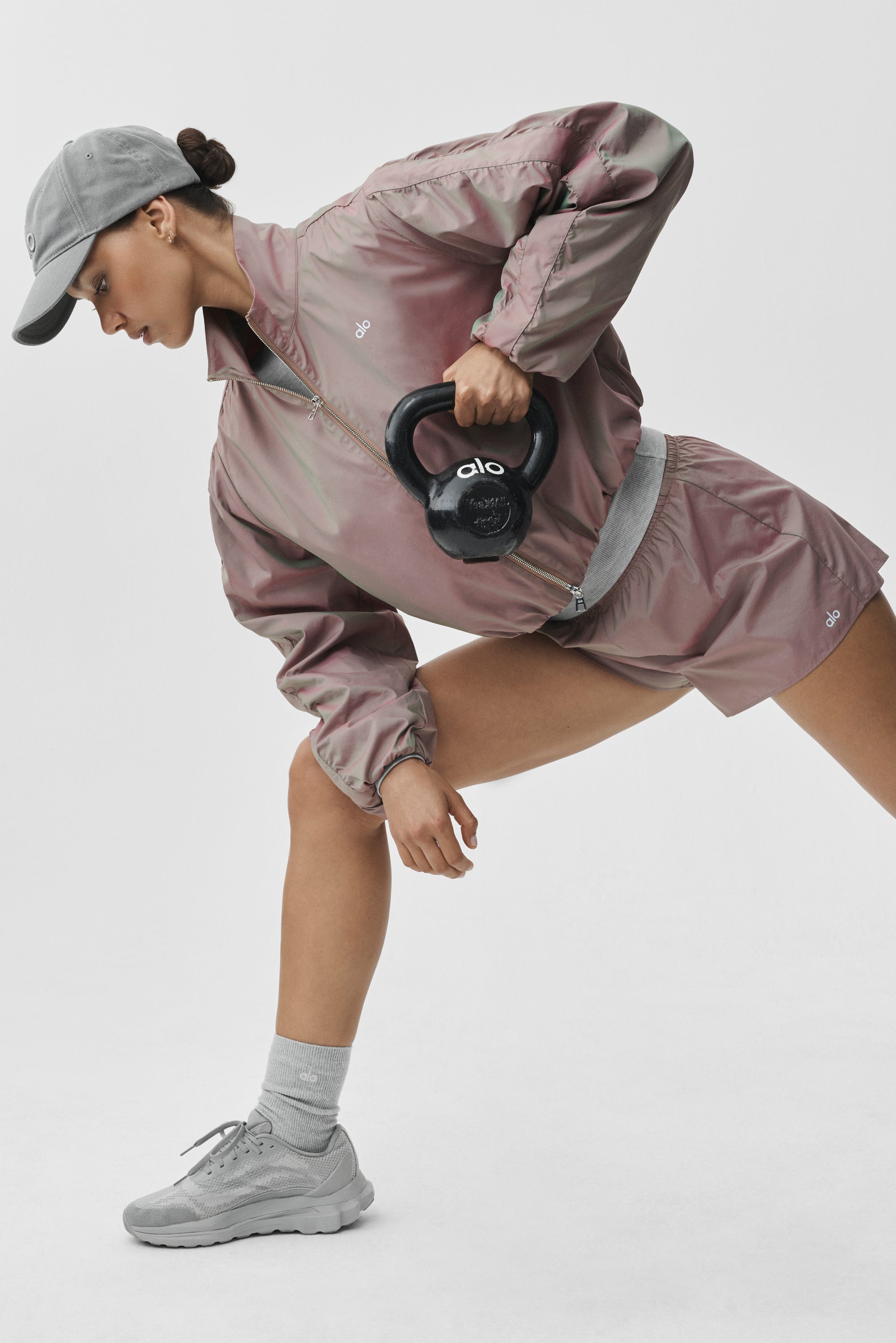 High-Waist Prismatic Short
