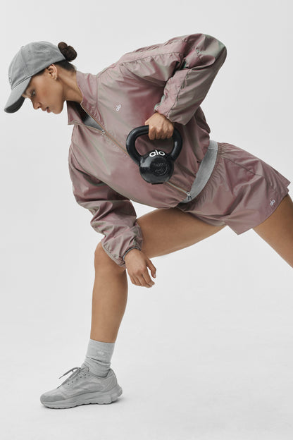 High-Waist Prismatic Short