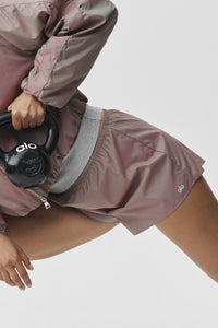 High-Waist Prismatic Short
