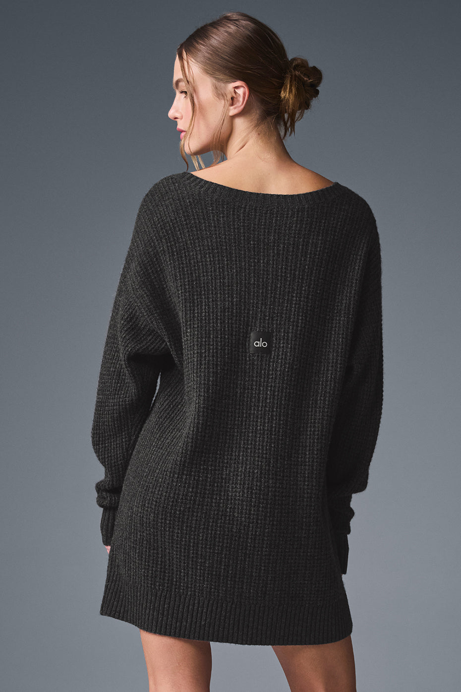 Robe En Cachemire Plush Waffle