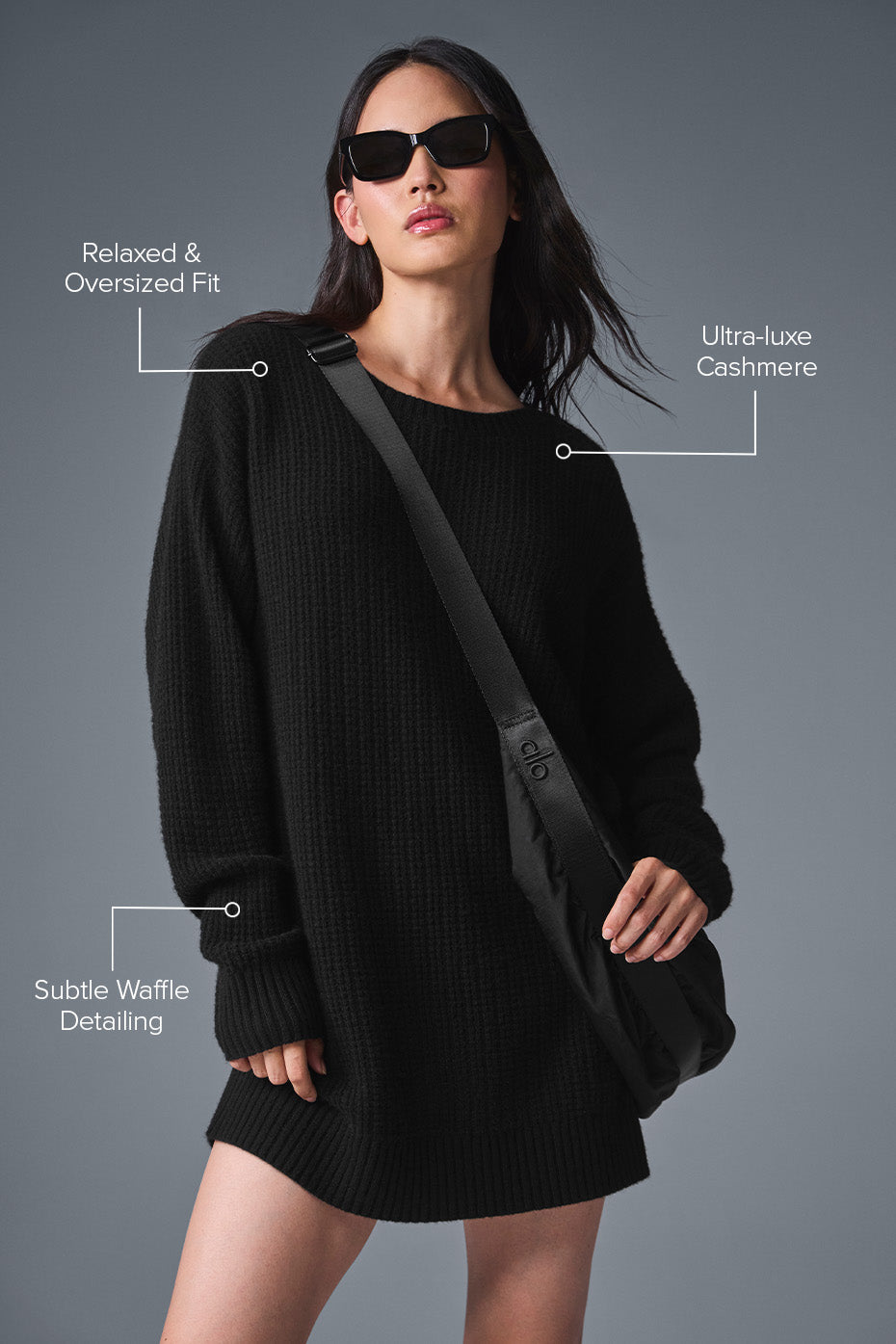 Robe En Cachemire Plush Waffle