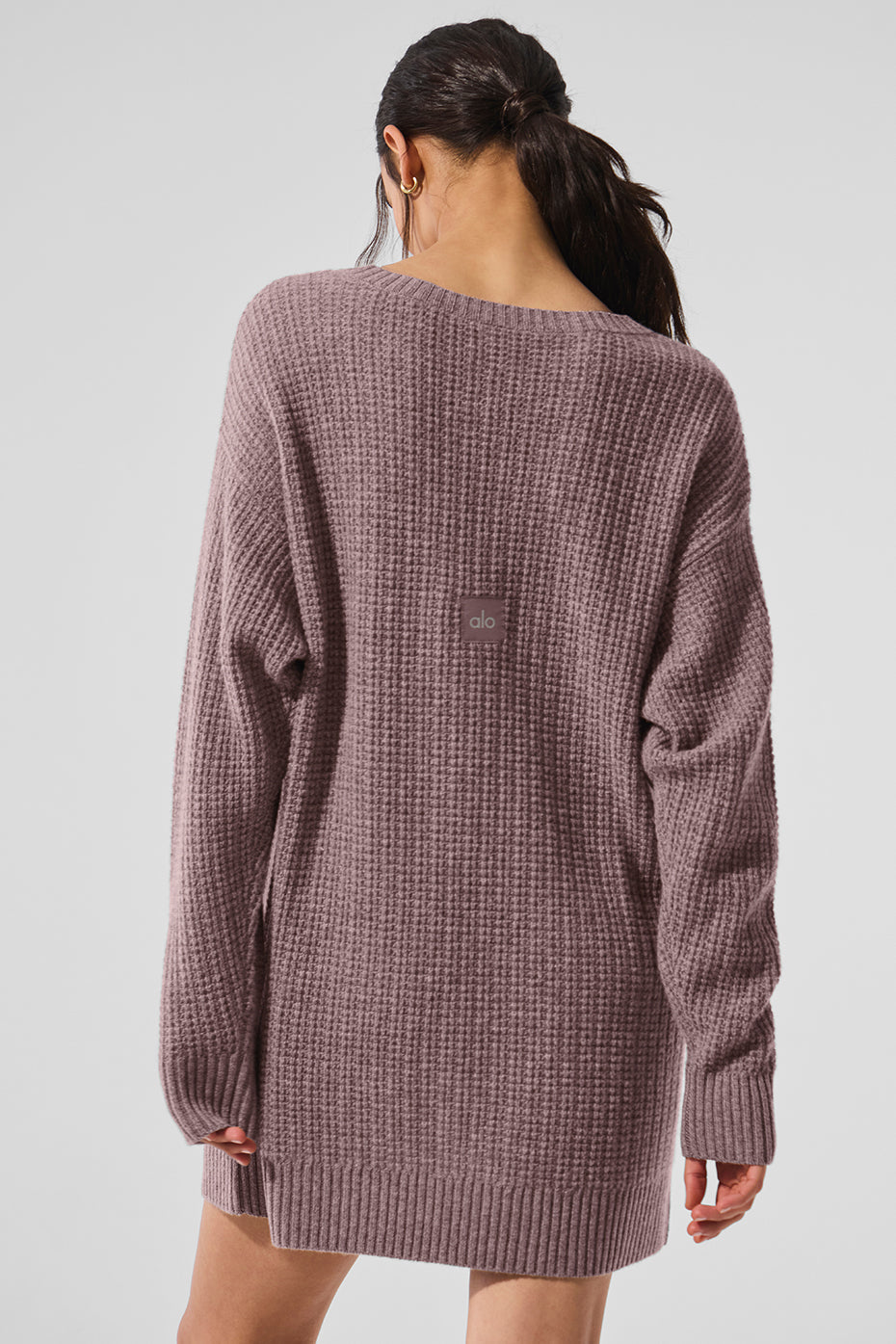 Robe En Cachemire Plush Waffle