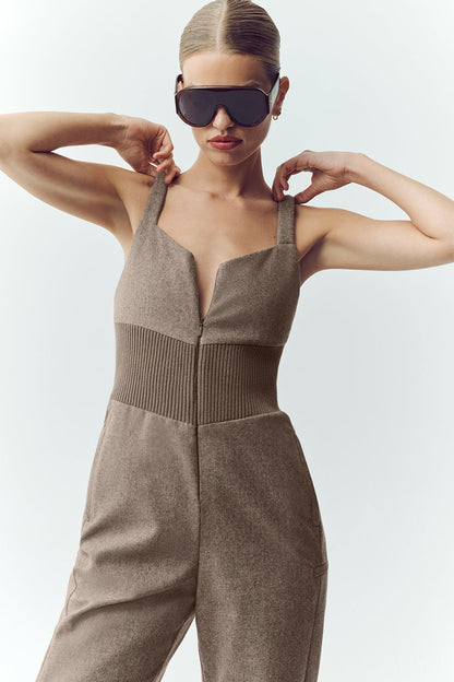 Wool Blend Bunny Slope Bib