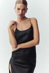 Silk Luminous Slip Dress