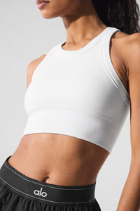 Brassière À Encolure Haute Sans Coutures Delight - Noir