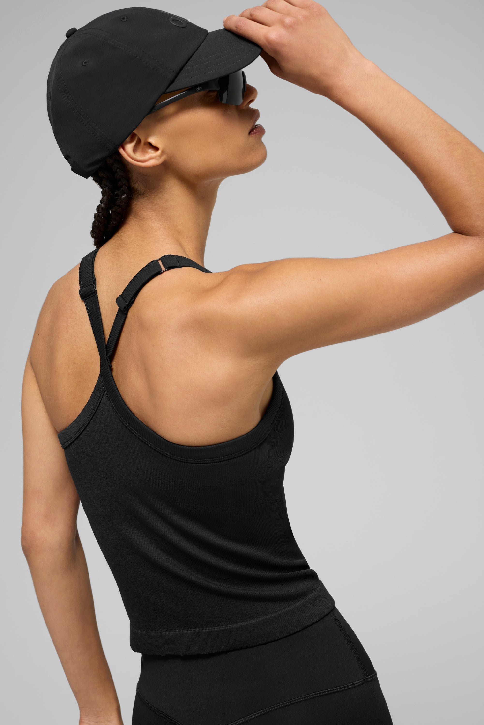 Débardeur Brassière Côtelé Long Sans Coutures Favorite
