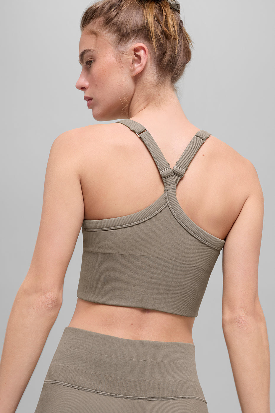Débardeur Brassière Côtelé Sans Coutures Favorite
