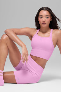Débardeur Brassière Côtelé Sans Coutures Favorite