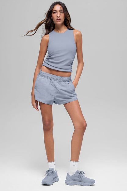 Ribbed En Pointe Tank