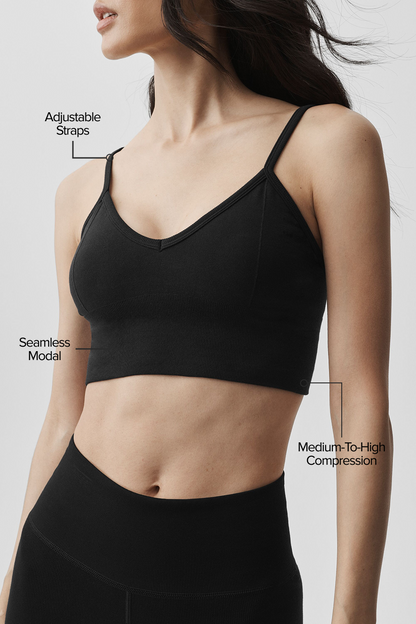 Brassière Côtelée Sans Coutures Modal Delight