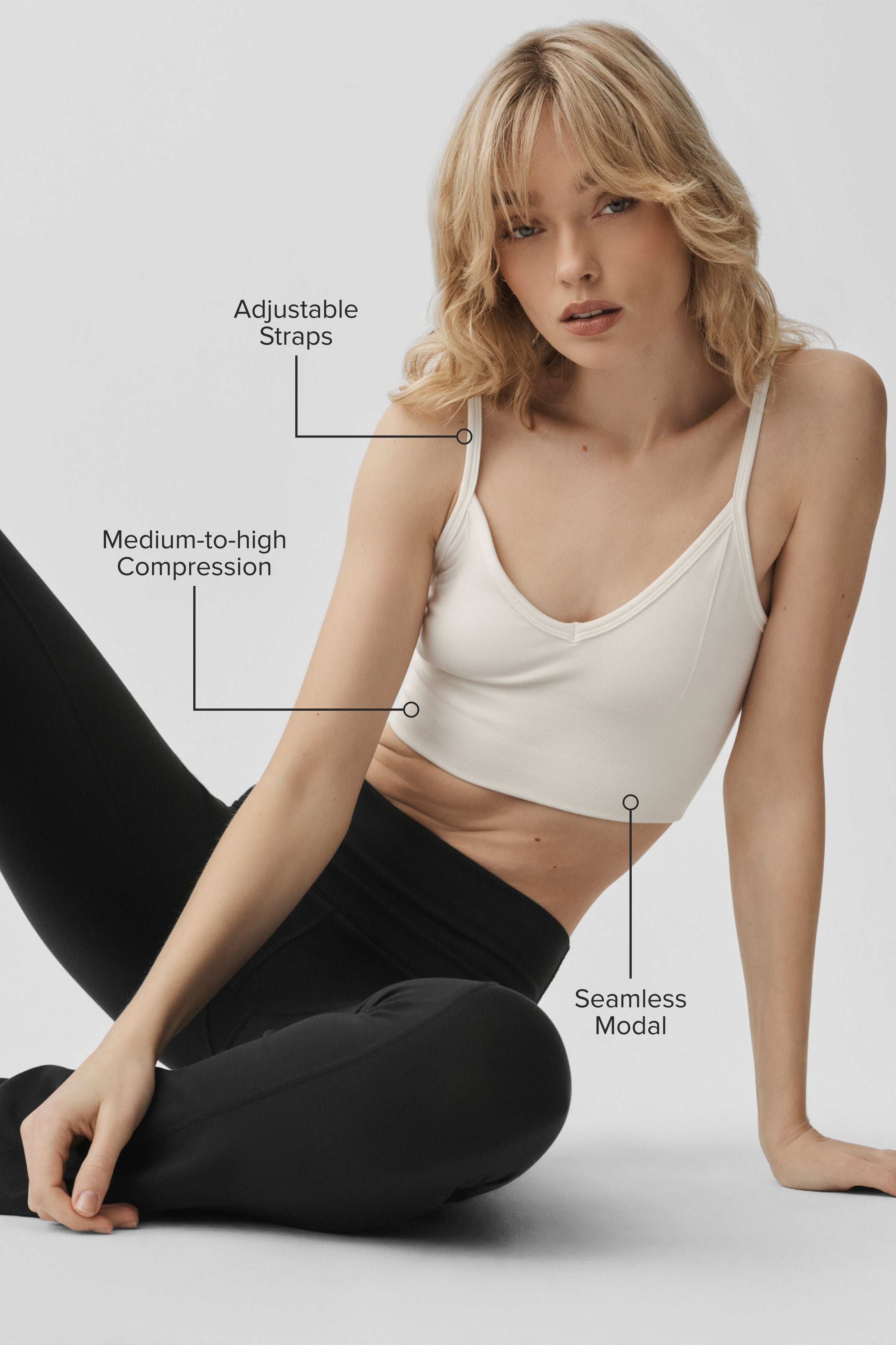 Brassière Côtelée Sans Coutures Modal Delight