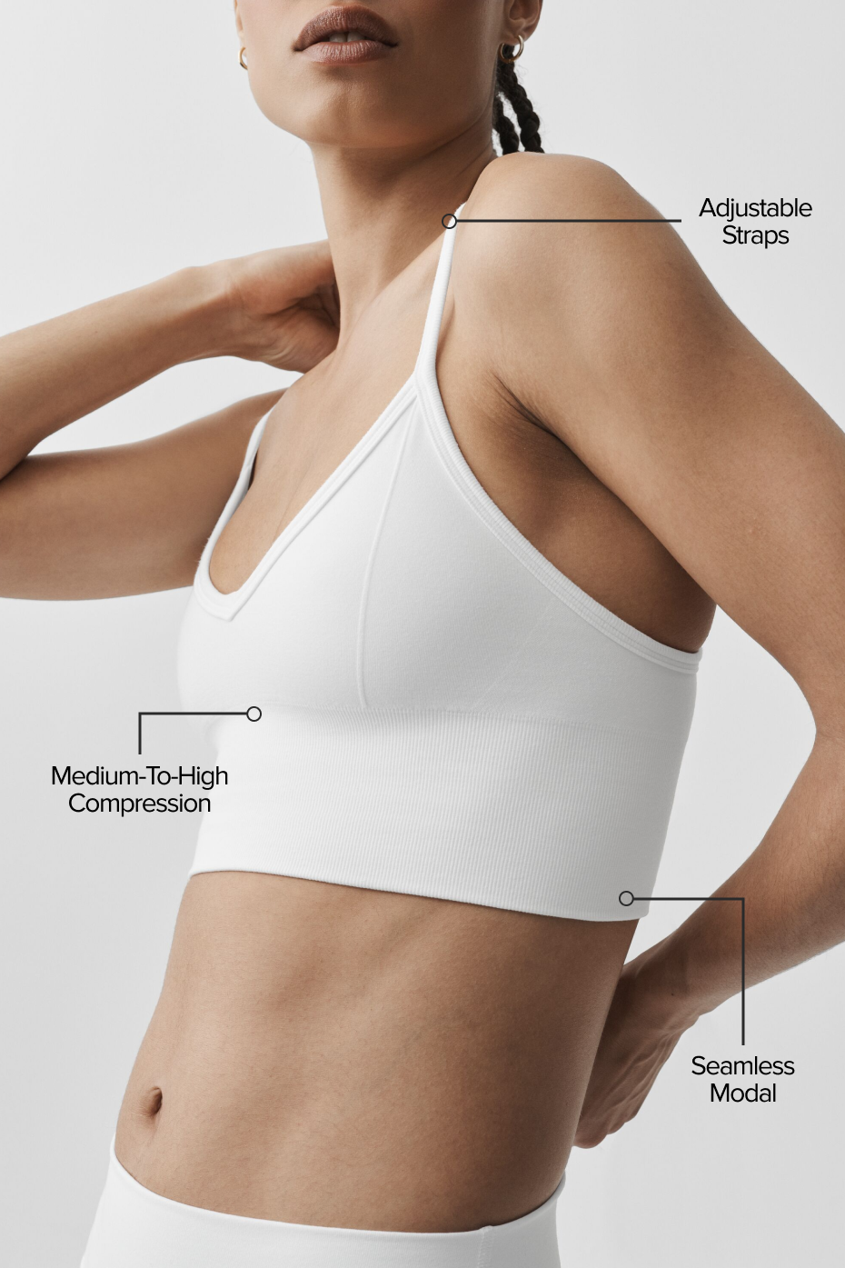 Brassière Côtelée Sans Coutures Modal Delight