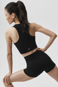 Brassière Côtelée À Encolure Haute Sans Coutures Modal Delight