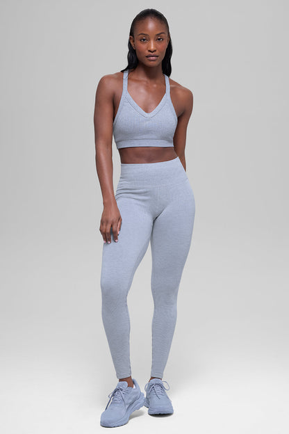 Seamless Two Tone Rib Bra