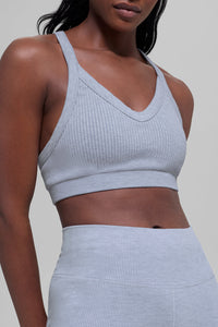 Seamless Two Tone Rib Bra