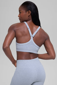 Seamless Two Tone Rib Bra