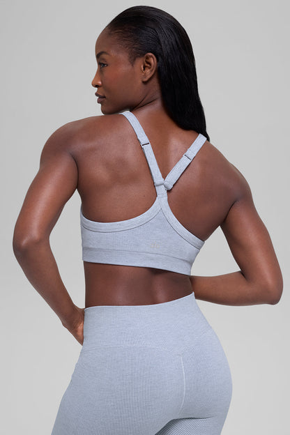 Seamless Two Tone Rib Bra