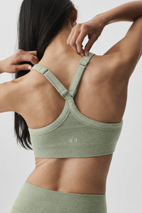 Seamless Two Tone Rib Bra