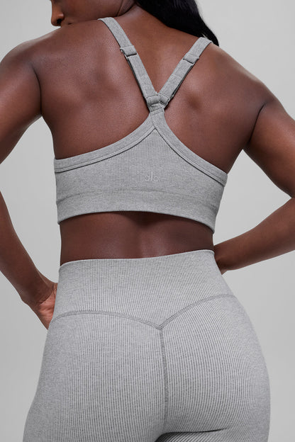 Seamless Two Tone Rib Bra