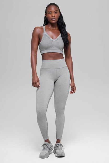 Seamless Two Tone Rib Bra