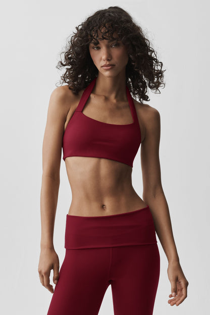 ALO Softsculpt Feel The Heat Halter Bra