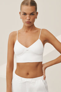 Brassière En Lin Mélangé Riviera
