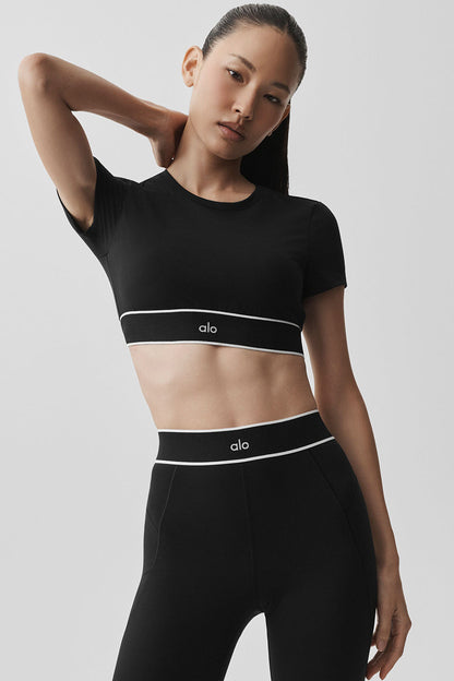 Brassière Manches Courtes ALO Softsculpt Amp It Up