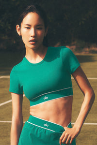 Brassière Manches Courtes ALO Softsculpt Amp It Up