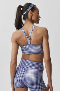 Airlift Gingham Sleek Bra Tank